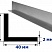 Уголок разносторонний 40x15x2