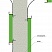 Алюминиевый светодиодный профиль-плинтус для светодиодной ленты (рифленый) 3м